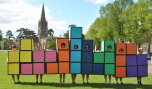 tetris Halloween costume for work