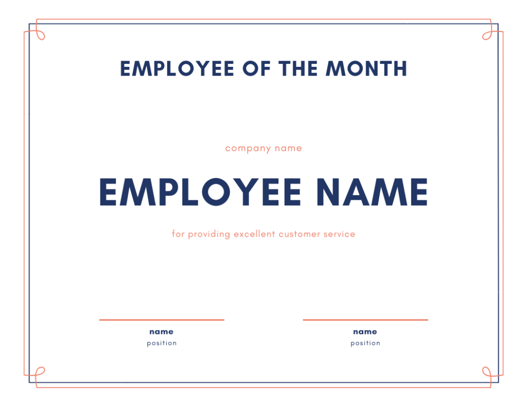 10 Employee Of The Month Templates Your Employees Will Love