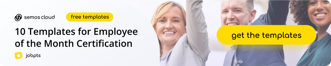employee of the month templates