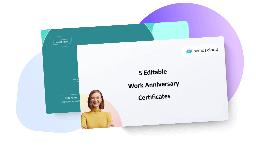work anniversary certificate templates