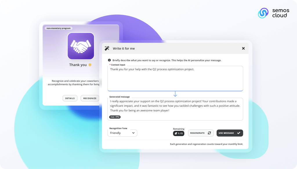 ai recognition messages