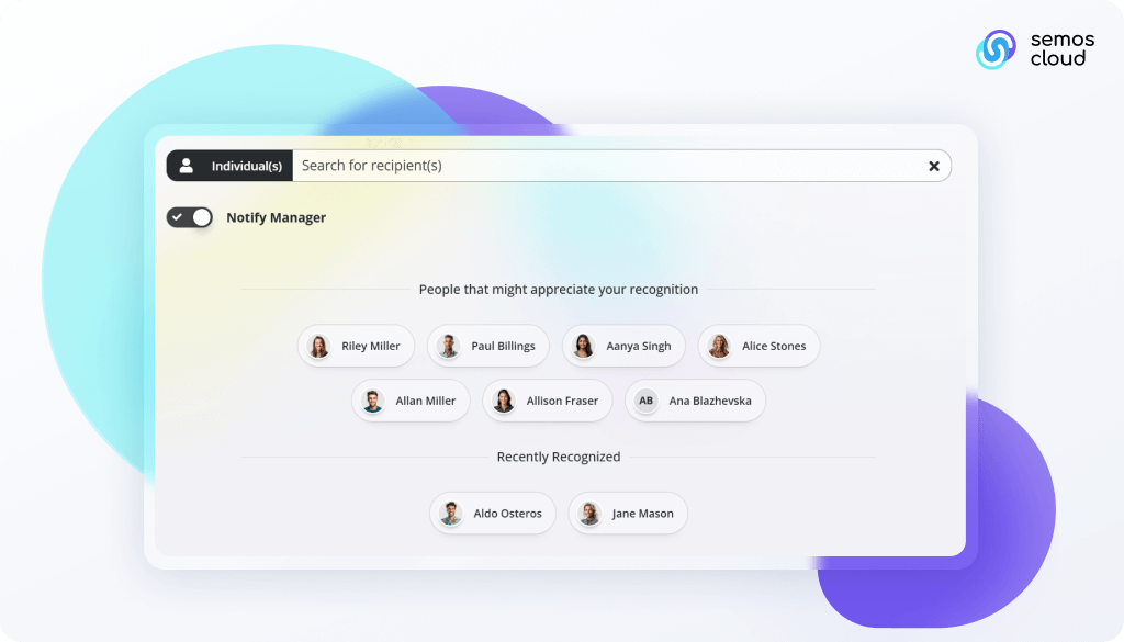 recognition smart suggestions