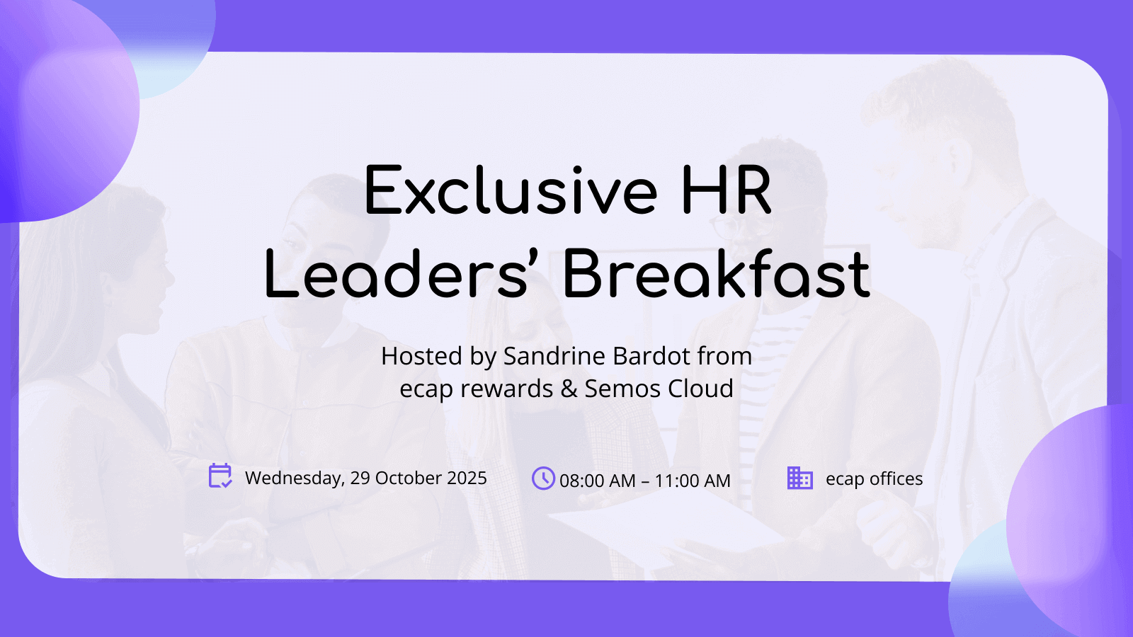 exclusive hr leaders breakfast