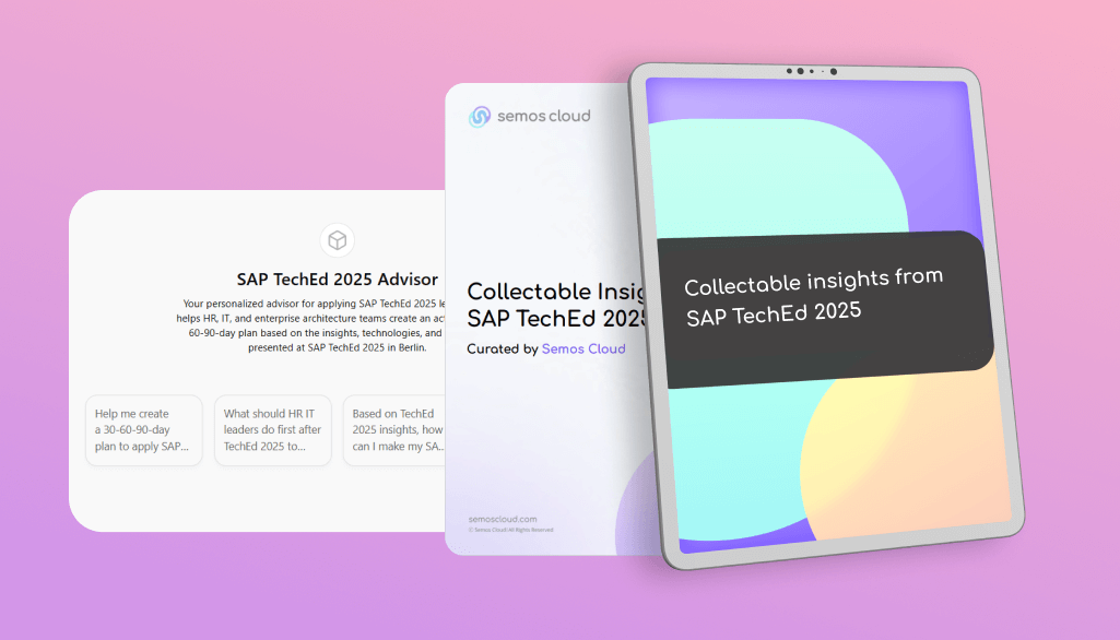 collectable insights from sap teched