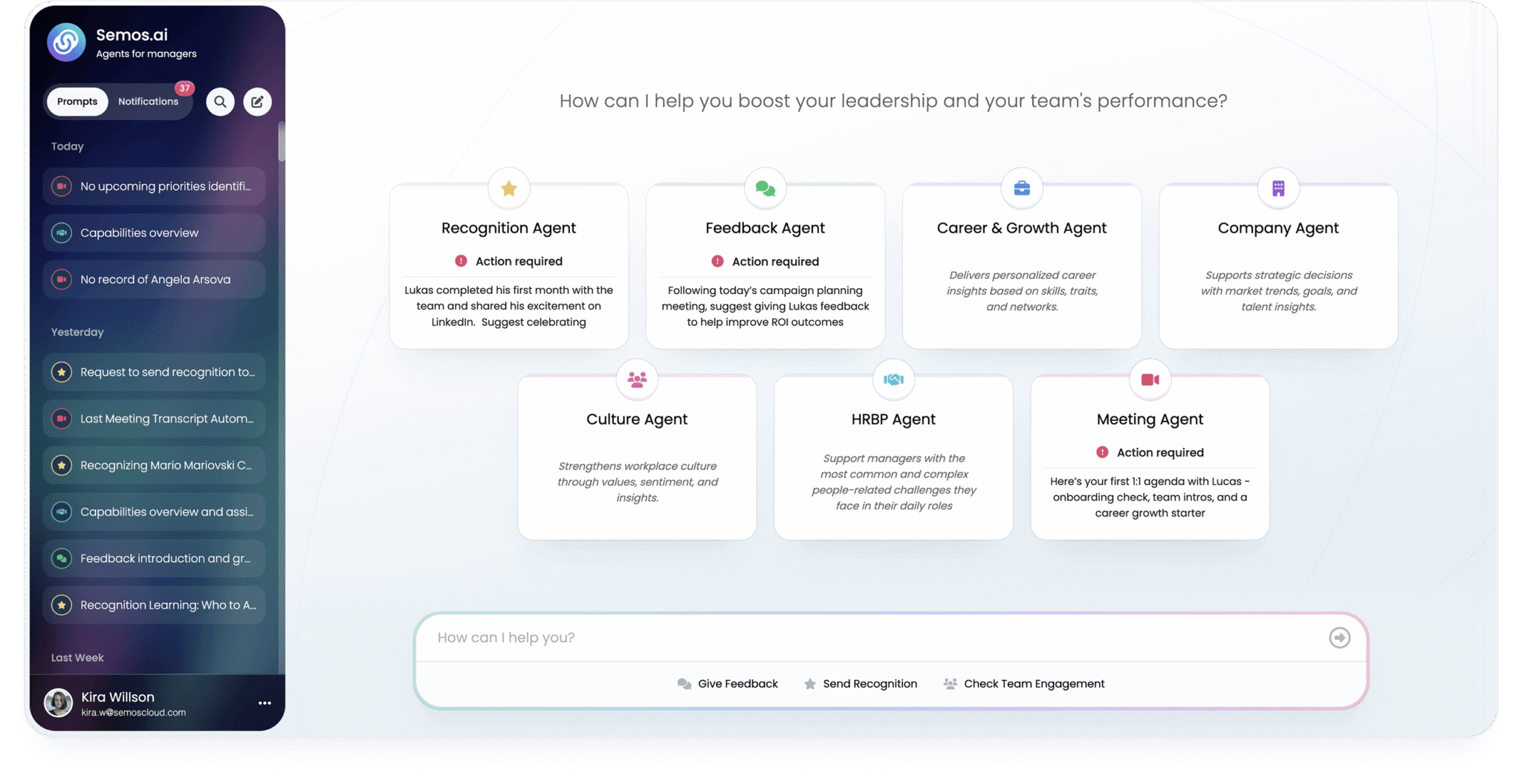 semos.ai - AI manager agents